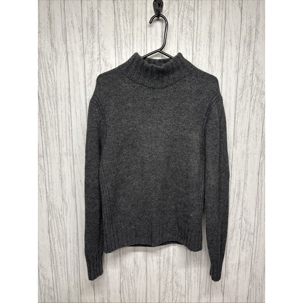 Womens Size M J.Crew Wool Alpaca Blend Sweater Grey EUC